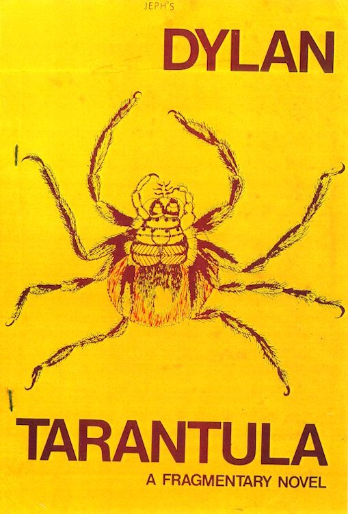 tarantula a fragmentary novel booklegger yellow cover Bob Dylan book