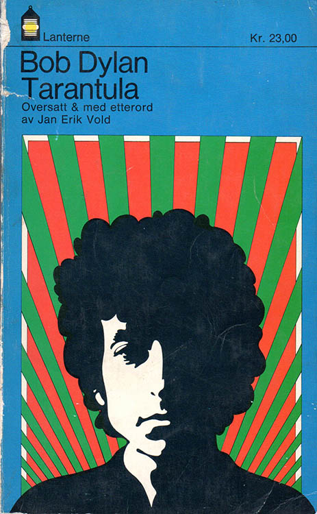tarantula Dylan Gyldendal's Lanterne Bøker 1972 book in Norwegian