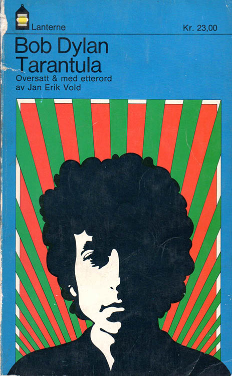 tarantula Dylan Gyldendal's Lanterne Bker 1972 book in Norwegian