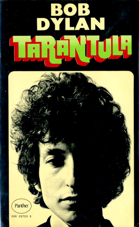 Tarantula panther 1972 Bob Dylan book