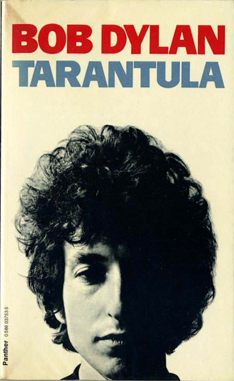Tarantula panther 1975 Bob Dylan book