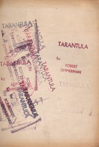 tarantula bootleg zimmerman alternate stamped 1 Bob Dylan book