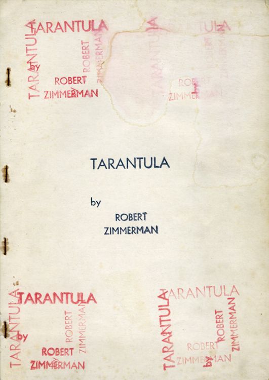 tarantula bootleg zimmerman Bob Dylan book