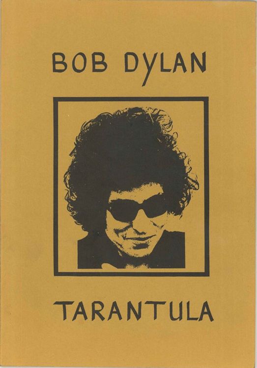 tarantula bootleg white press 1970 Bob Dylan book
