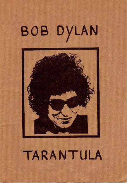 tarantula bootleg white press Bob Dylan book