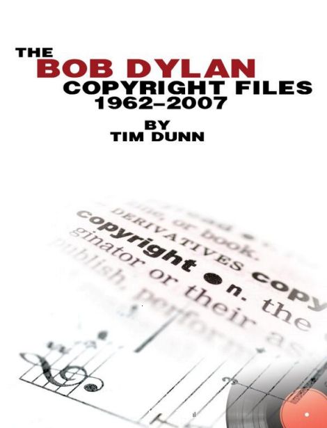 Bob Dylan copyright files book
