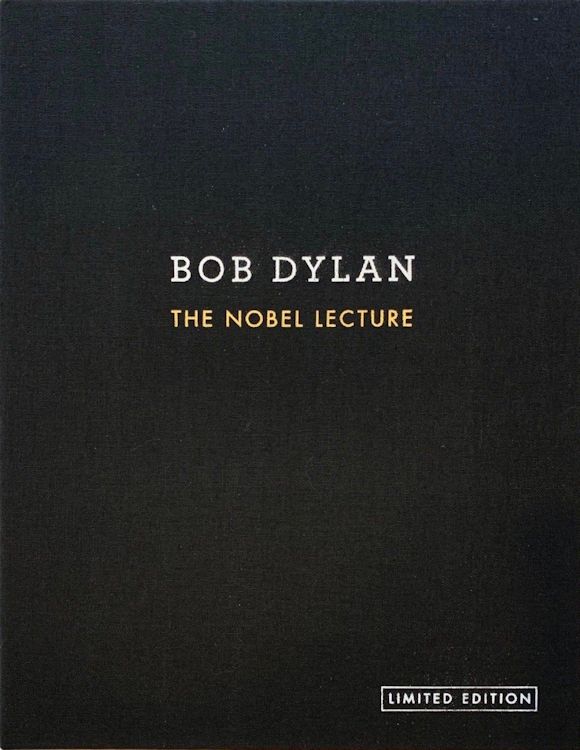 the nobel lecture signed Bob Dylan book