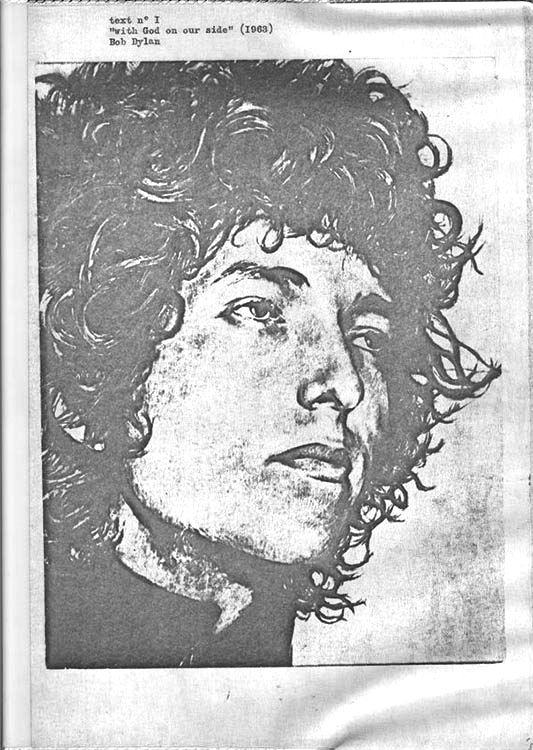 with god onour side explanation Bob Dylan cours carnot paris