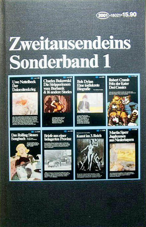 zweitausendeins sonderband 1 bob dylan book in German