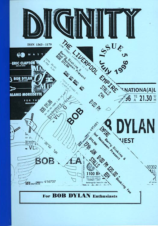dignity 05 bob Dylan Fanzine