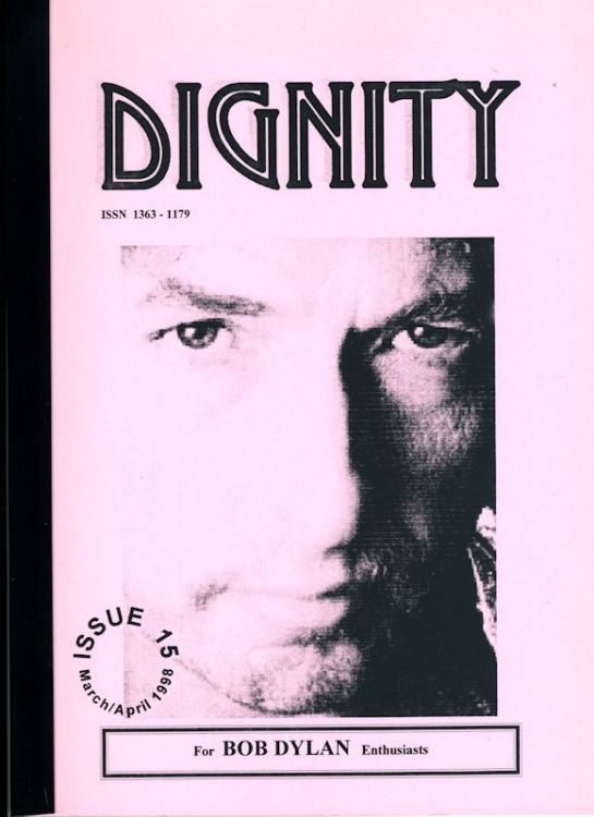 dignity 15 bob Dylan Fanzine