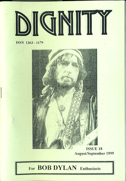 dignity 18 bob Dylan Fanzine