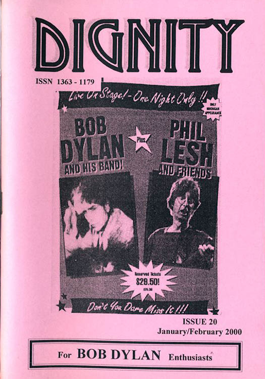 dignity 20 bob Dylan Fanzine