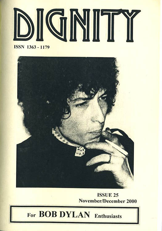 dignity 25 bob Dylan Fanzine