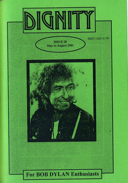 dignity 28 bob Dylan Fanzine