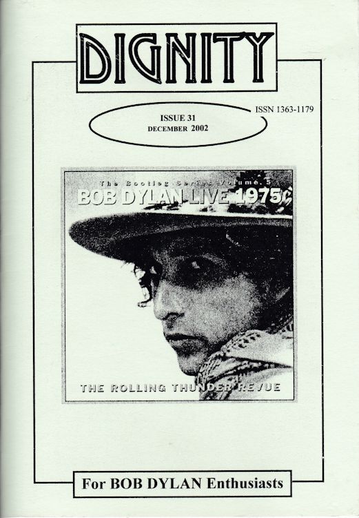 dignity 31 bob Dylan Fanzine