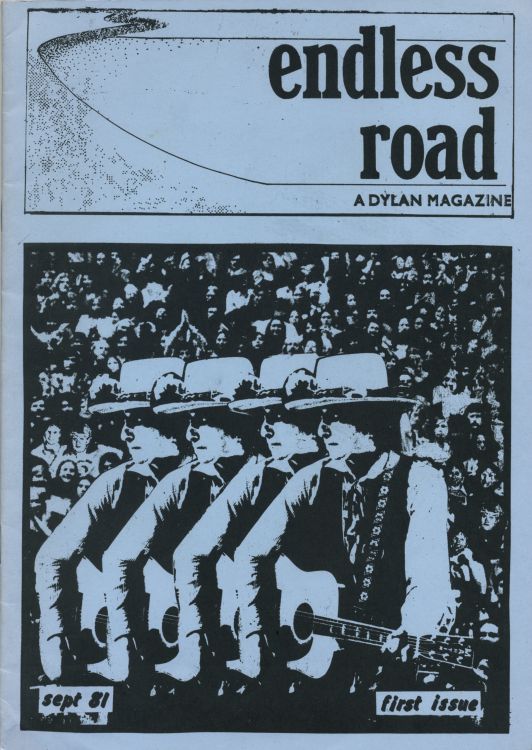 endless road #1 September 81 bob Dylan Fanzine