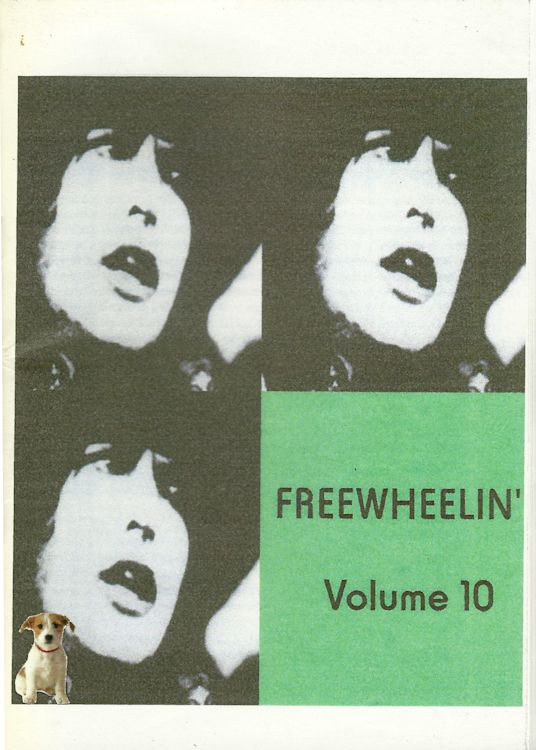 freewheelin' <br>#10 bob Dylan Fanzine