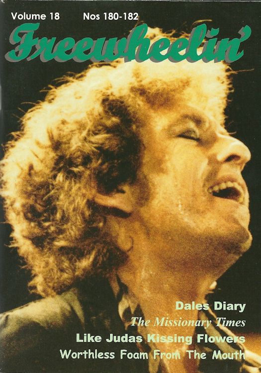 freewheelin' <br>#18 bob Dylan Fanzine