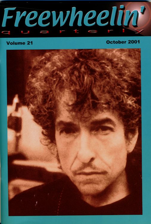 freewheelin' <br>#21 bob Dylan Fanzine