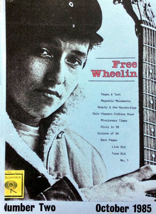 freewheelin' #02 bob Dylan Fanzine