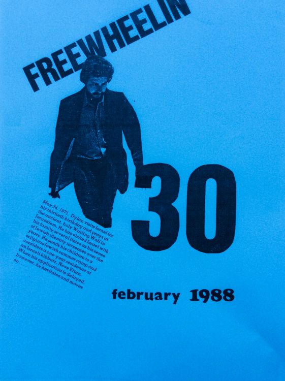 freewheelin' #30 bob Dylan Fanzine