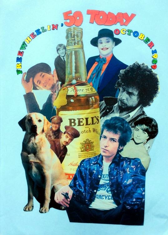 freewheelin' #50 bob Dylan Fanzine