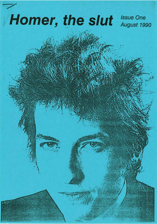 homer the slut #1 bob Dylan Fanzine