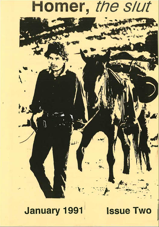homer the slut #2 bob Dylan Fanzine