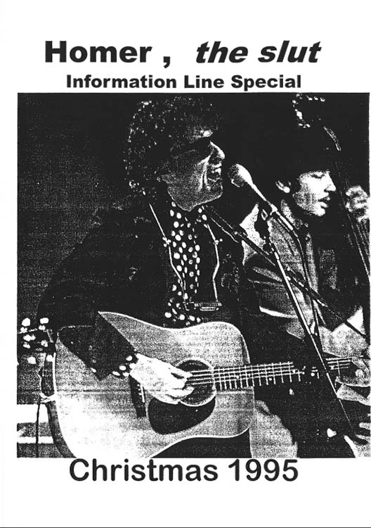 homer the slut Special Issue #4 bob Dylan Fanzine