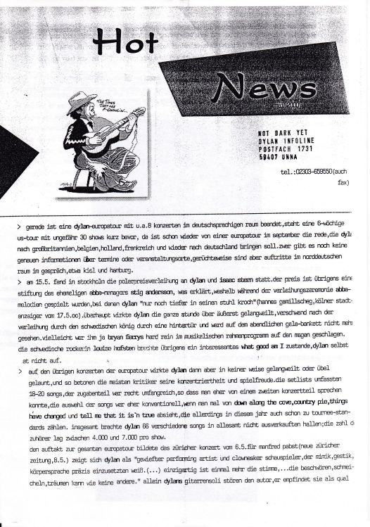 Hot News 2000 05 German Fanzine