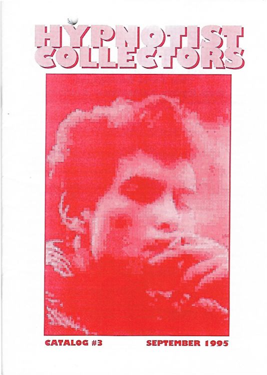 hypnotist collector's catalogue 3