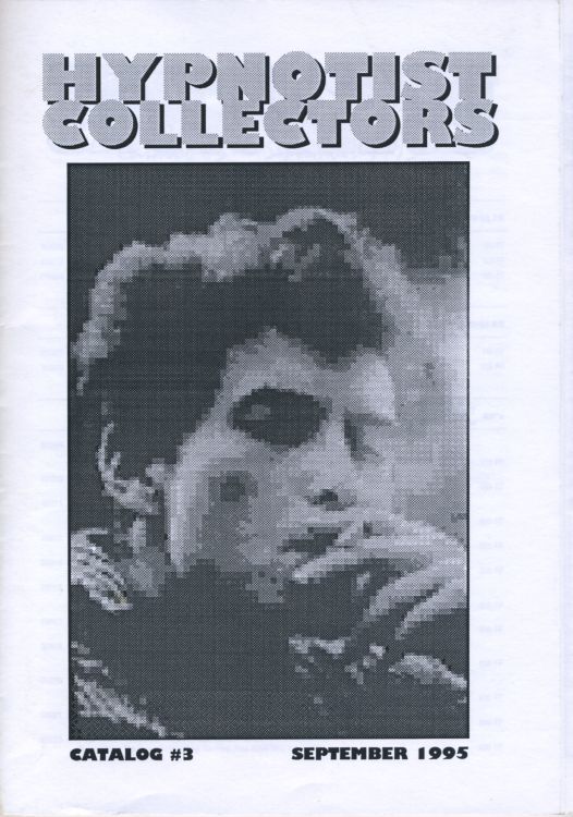 hypnotist collector's catalog #3 bob Dylan Fanzine
