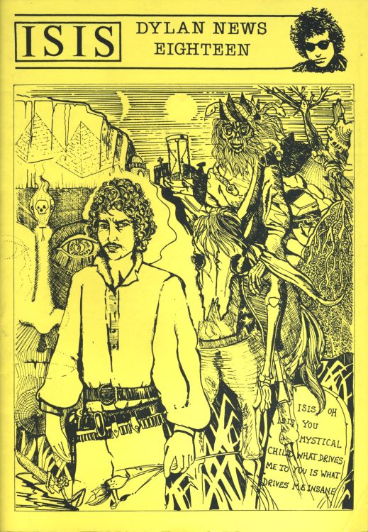 isis #18 bob Dylan Fanzine