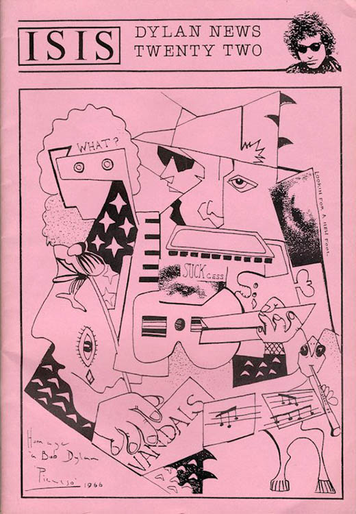 isis #22 bob Dylan Fanzine