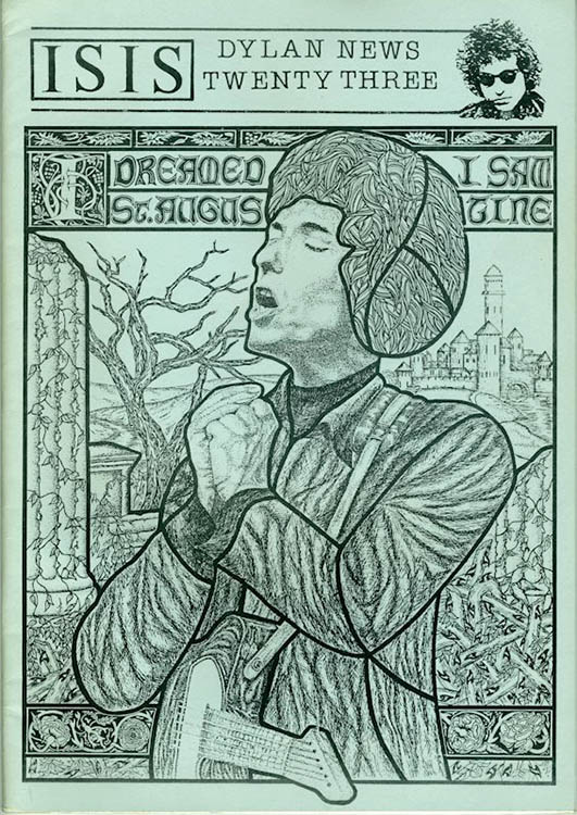 isis #23 bob Dylan Fanzine