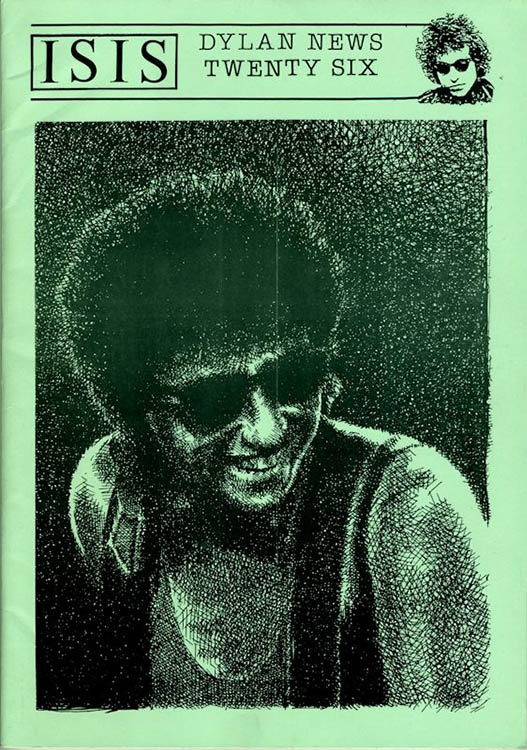 isis #26 bob Dylan Fanzine