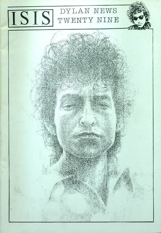 isis #29 bob Dylan Fanzine