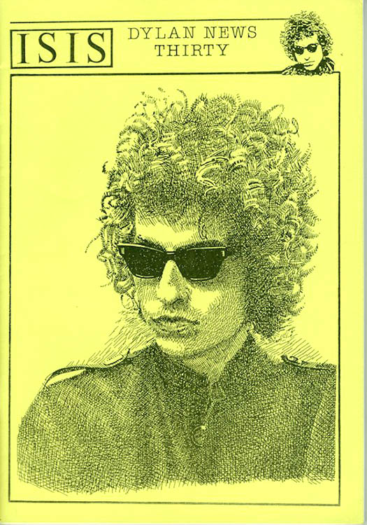 isis #30 bob Dylan Fanzine