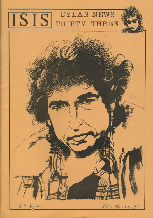 isis #33  bob Dylan Fanzine