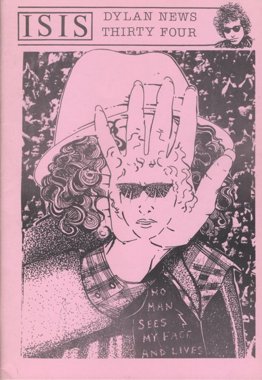 isis #34 bob Dylan Fanzine