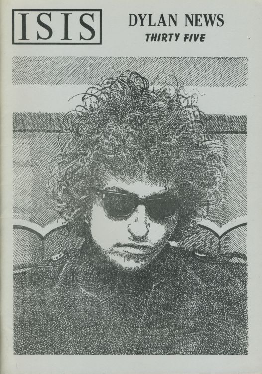 isis #35 bob Dylan Fanzine