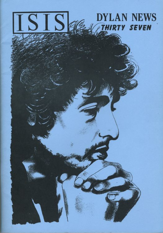 isis #37 bob Dylan Fanzine