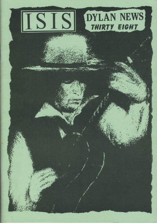isis #38 bob Dylan Fanzine