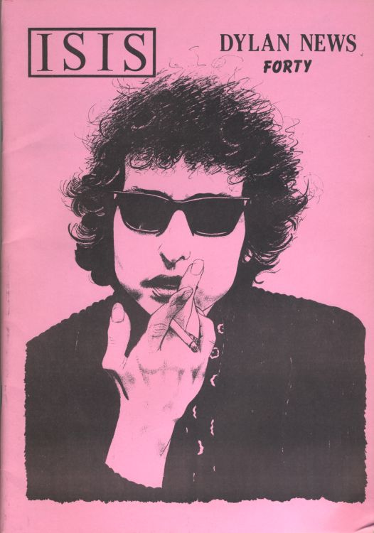 isis #40 bob Dylan Fanzine
