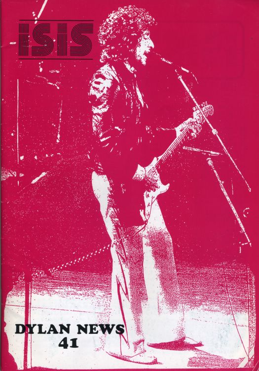 isis #41 bob Dylan Fanzine