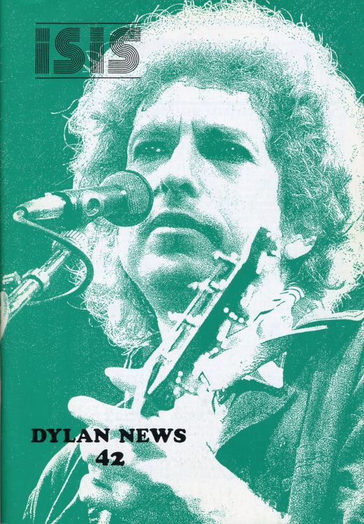 isis #42 bob Dylan Fanzine