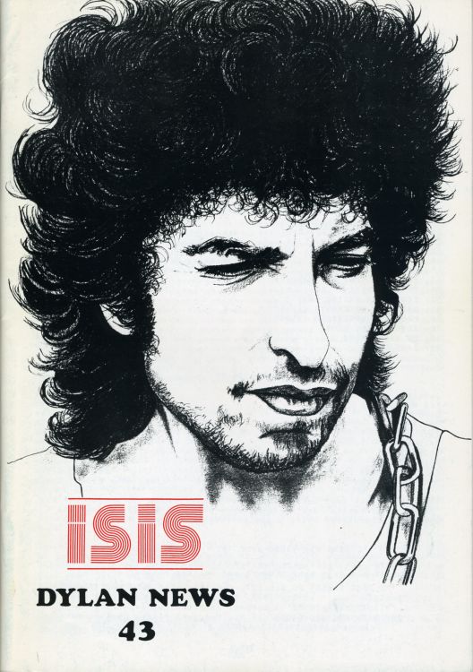 isis #43  bob Dylan Fanzine