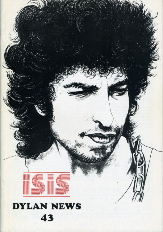 isis #43 bob Dylan Fanzine