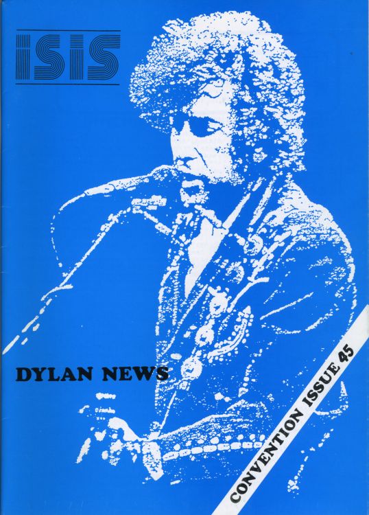isis #45  bob Dylan Fanzine